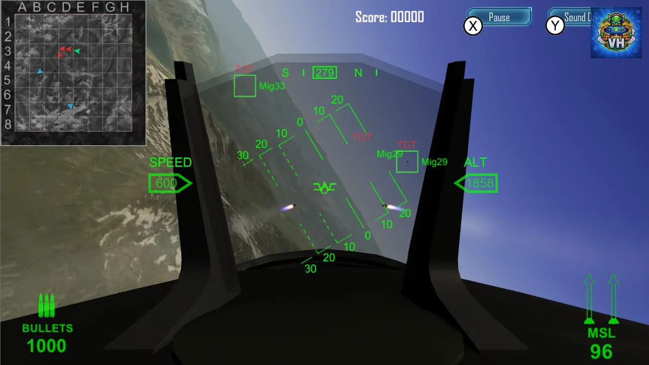 Top Gun Air Combat Nintendo Switch - ảnh màn hình 1