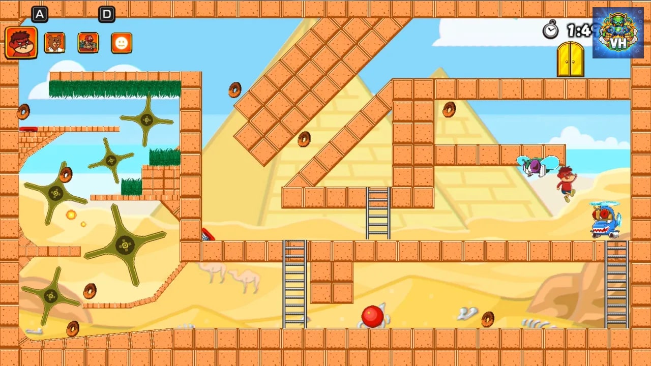 鷹の爪VSハエの羽団 Nintendo Switch - ảnh màn hình 5