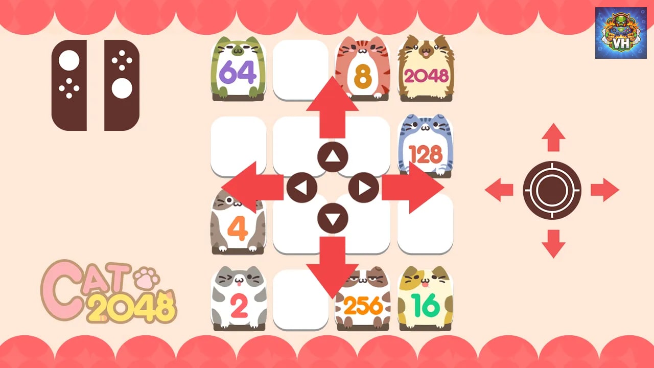 2048 CAT Nintendo Switch - ảnh màn hình 2