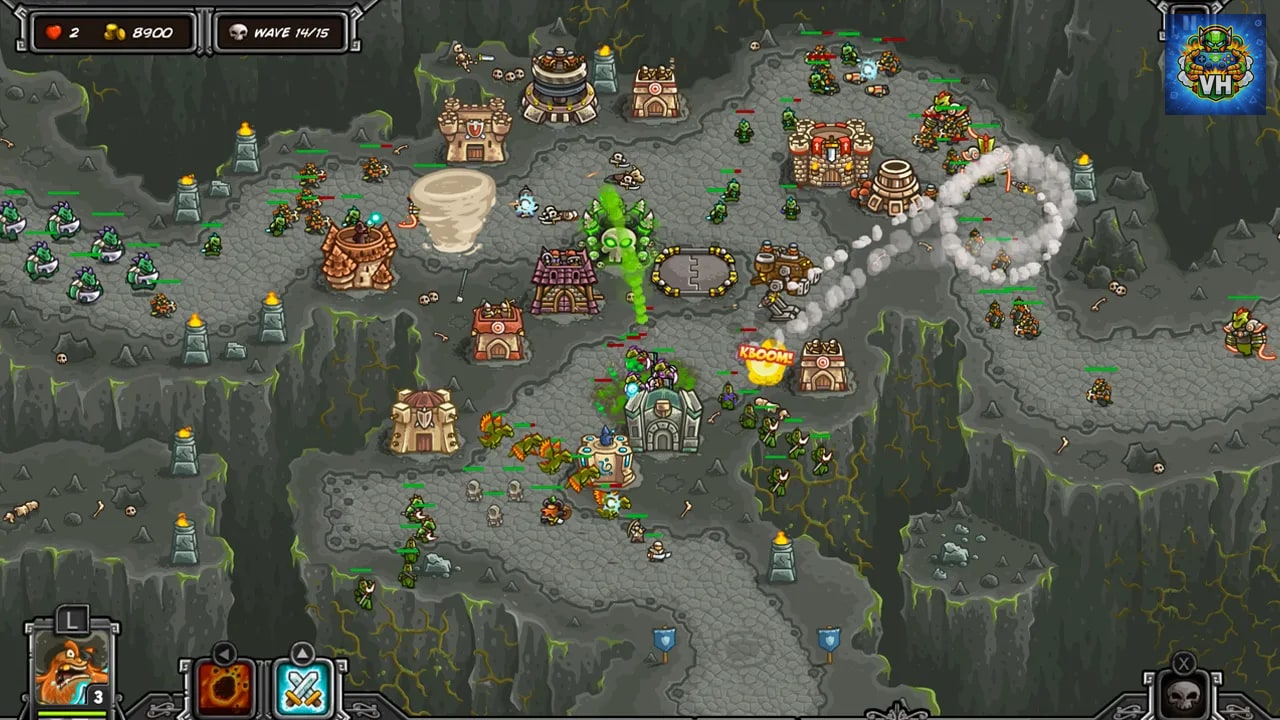 Kingdom Rush Frontiers (test) Việt hóa Switch - ảnh màn hình 3