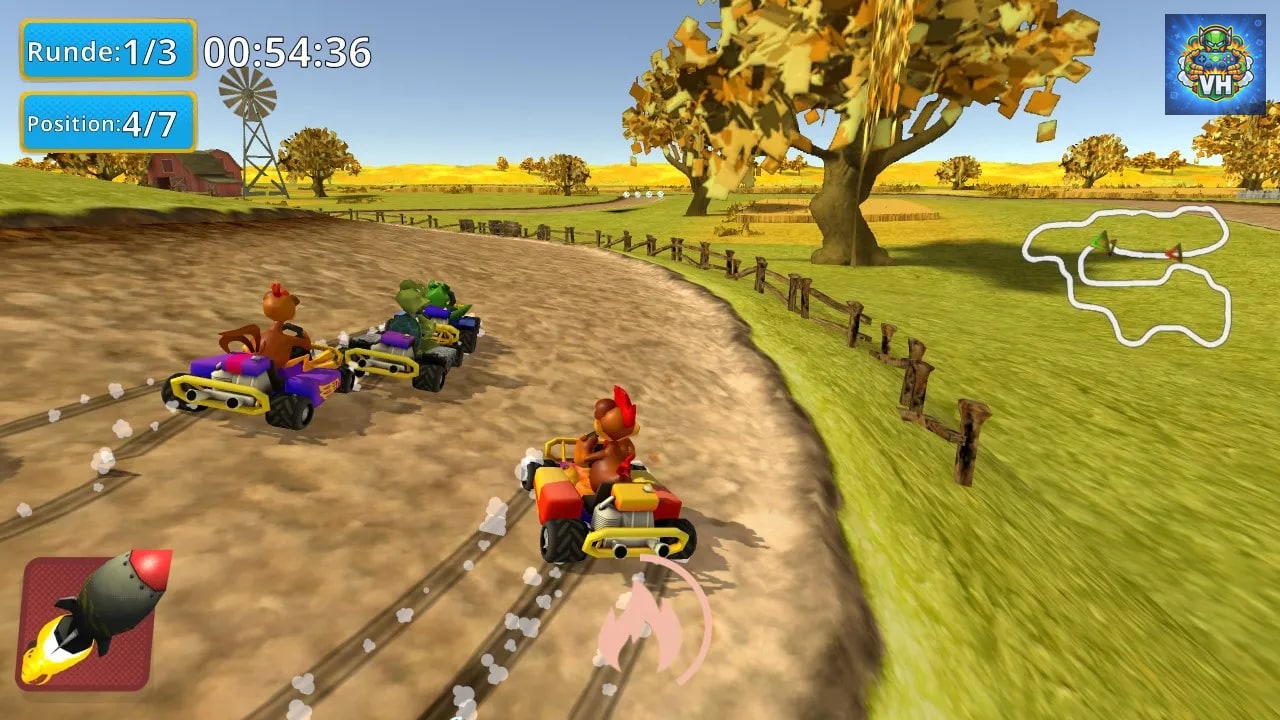 Moorhuhn Kart 2 Nintendo Switch - ảnh màn hình 4