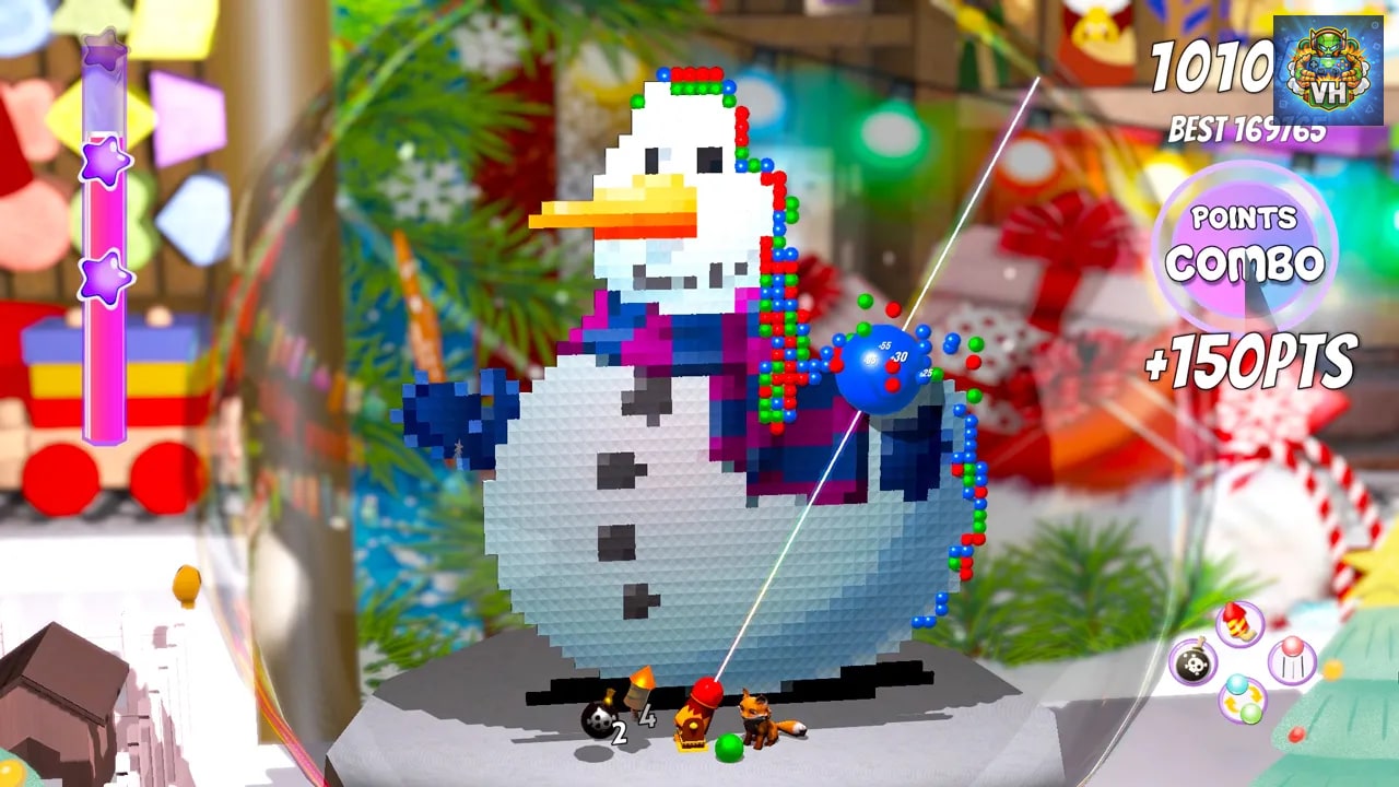Merry Christmas Snowball Bubble Nintendo Switch - ảnh màn hình 2