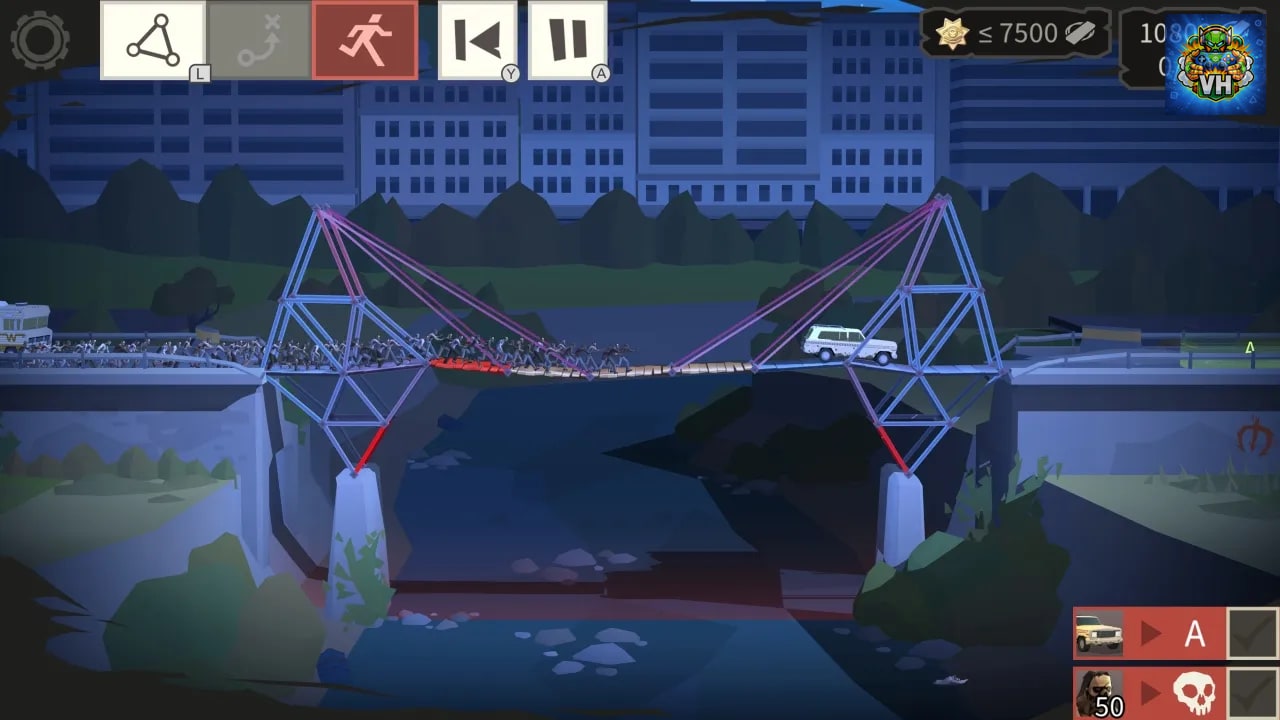 Bridge Constructor: The Walking Dead Nintendo Switch - ảnh màn hình 4