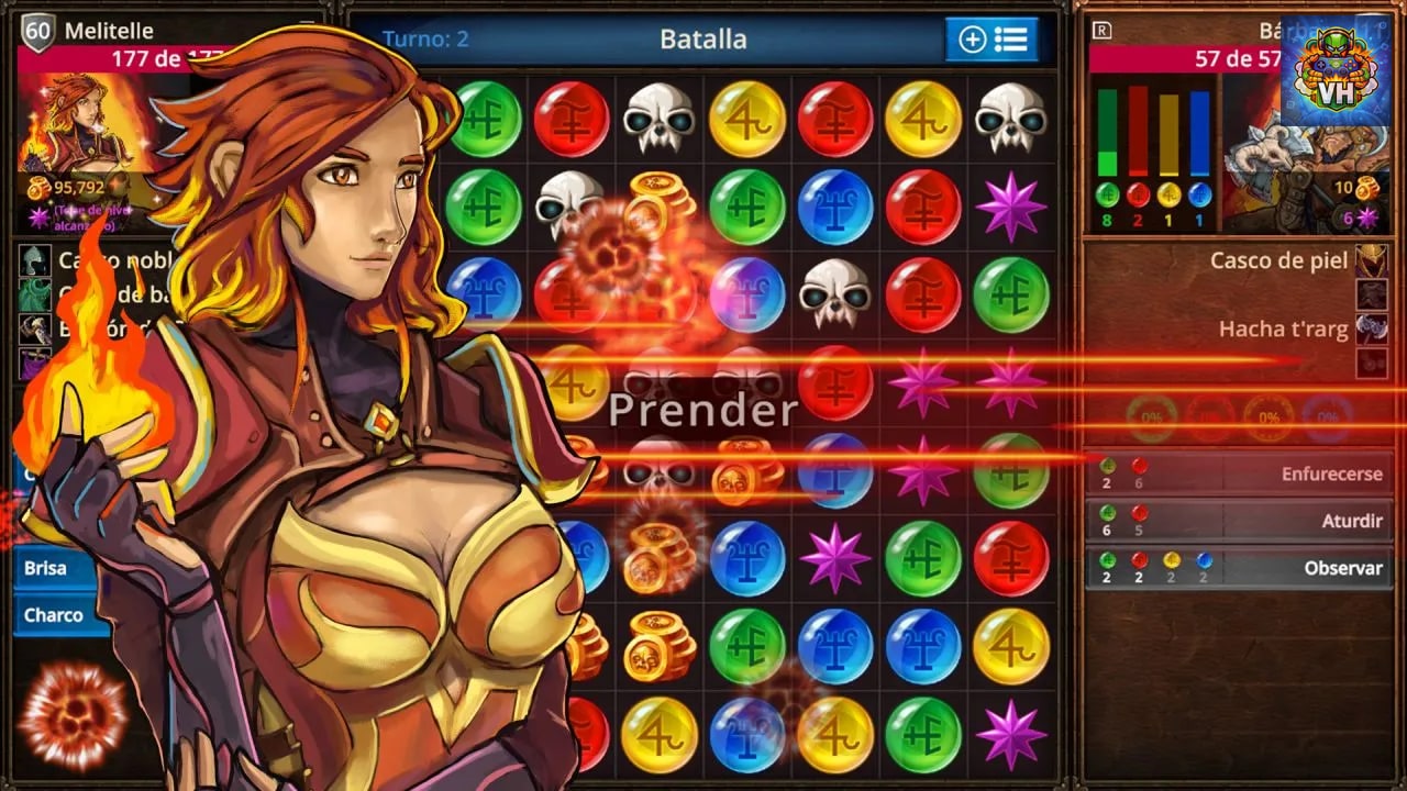 Puzzle Quest: The Legend Returns Nintendo Switch - ảnh màn hình 7