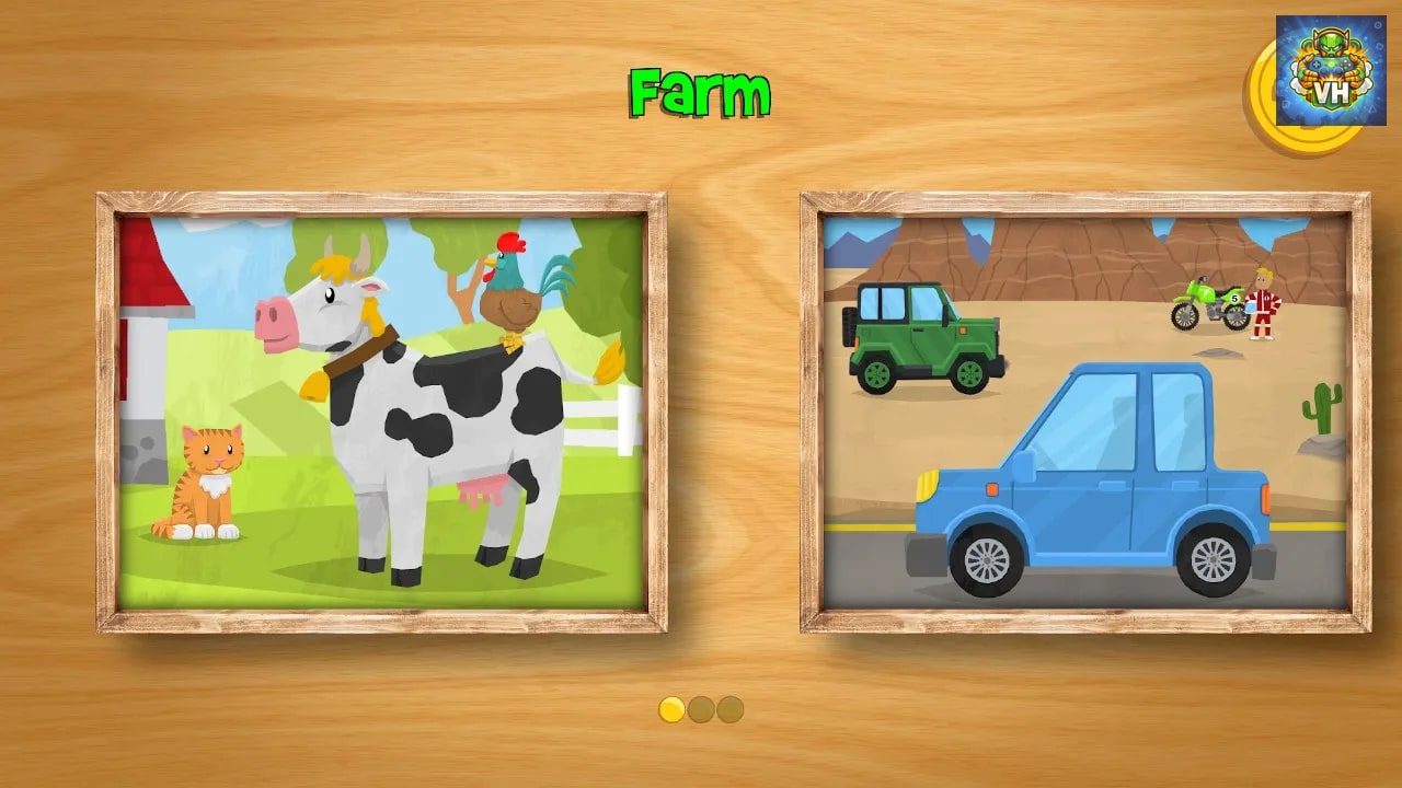 Puzzles for Toddlers & Kids: Animals, Cars and more Nintendo Switch - ảnh màn hình 1