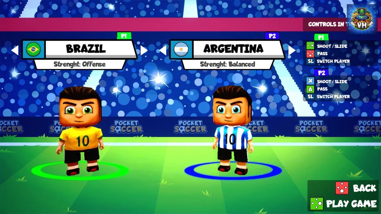 Pocket Soccer Nintendo Switch - ảnh màn hình 1