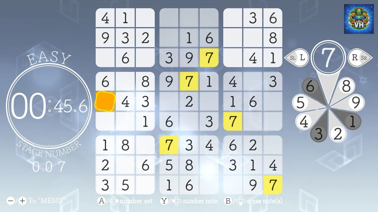 Sudoku Relax 4 Winter Snow Nintendo Switch - ảnh màn hình 2