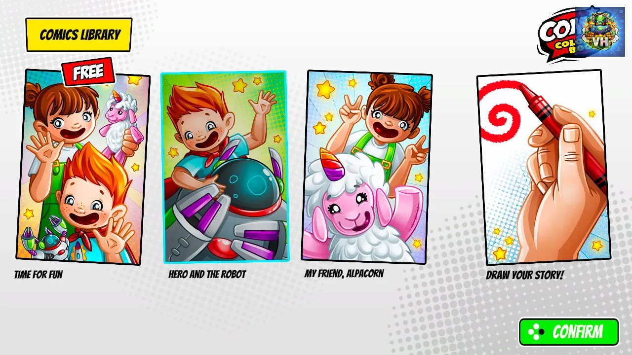 Comic Coloring Book Nintendo Switch - ảnh màn hình 6