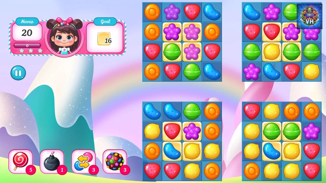 Candy Match Kiddies Nintendo Switch - ảnh màn hình 2