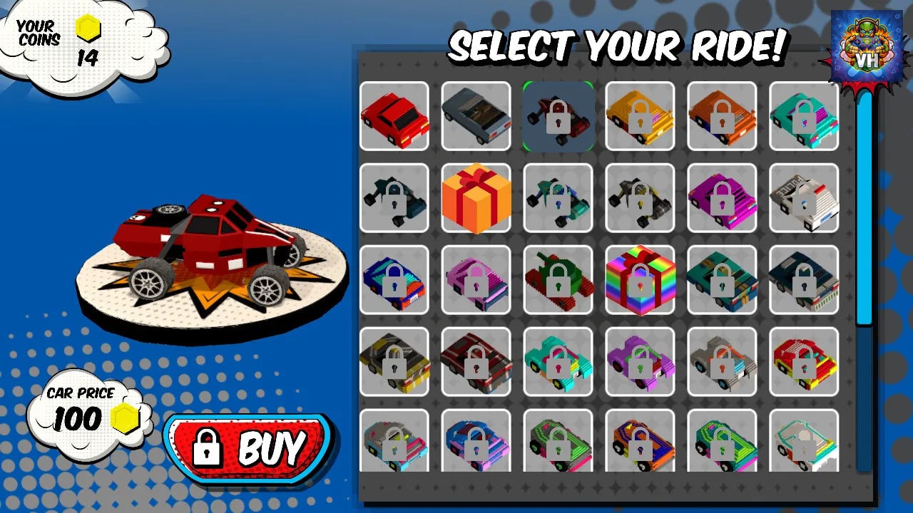 Rally Road - Crashy Car Racing Nintendo Switch - ảnh màn hình 3
