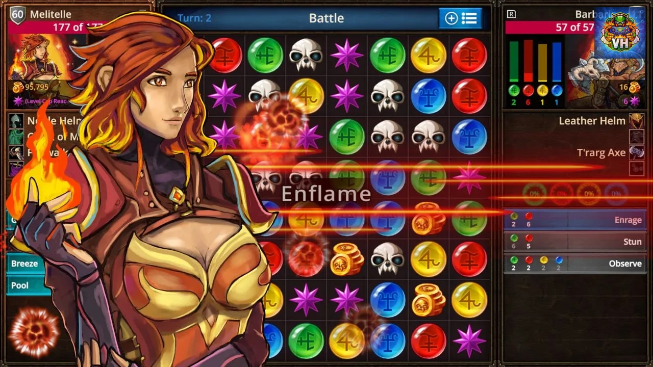 Puzzle Quest: The Legend Returns Nintendo Switch - ảnh màn hình 11