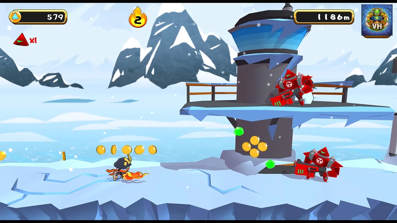 Cube Samurai: Run Squared Nintendo Switch - ảnh màn hình 4