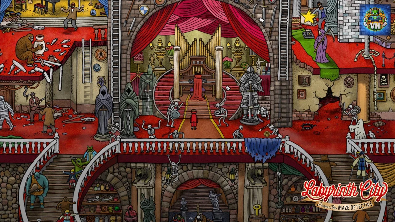 Labyrinth City: Pierre the Maze Detective Nintendo Switch - ảnh màn hình 2