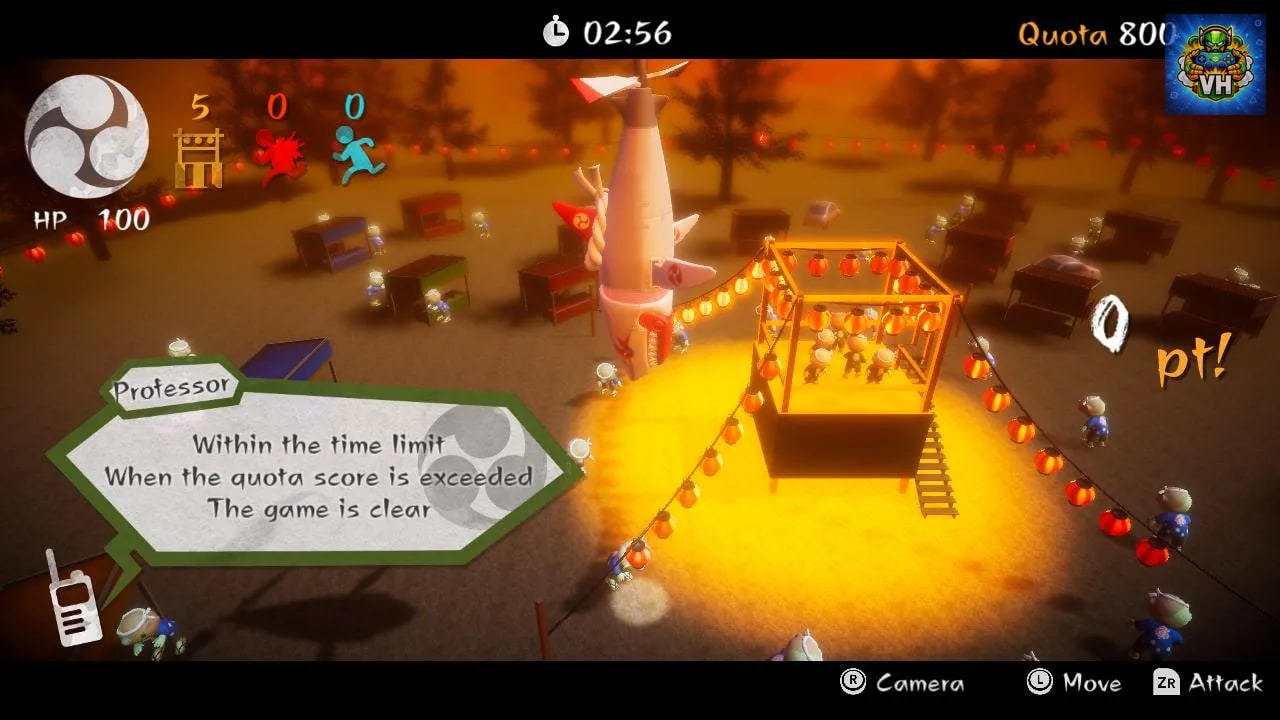 Shark Copter vs. Zombie Dancers Nintendo Switch - ảnh màn hình 1