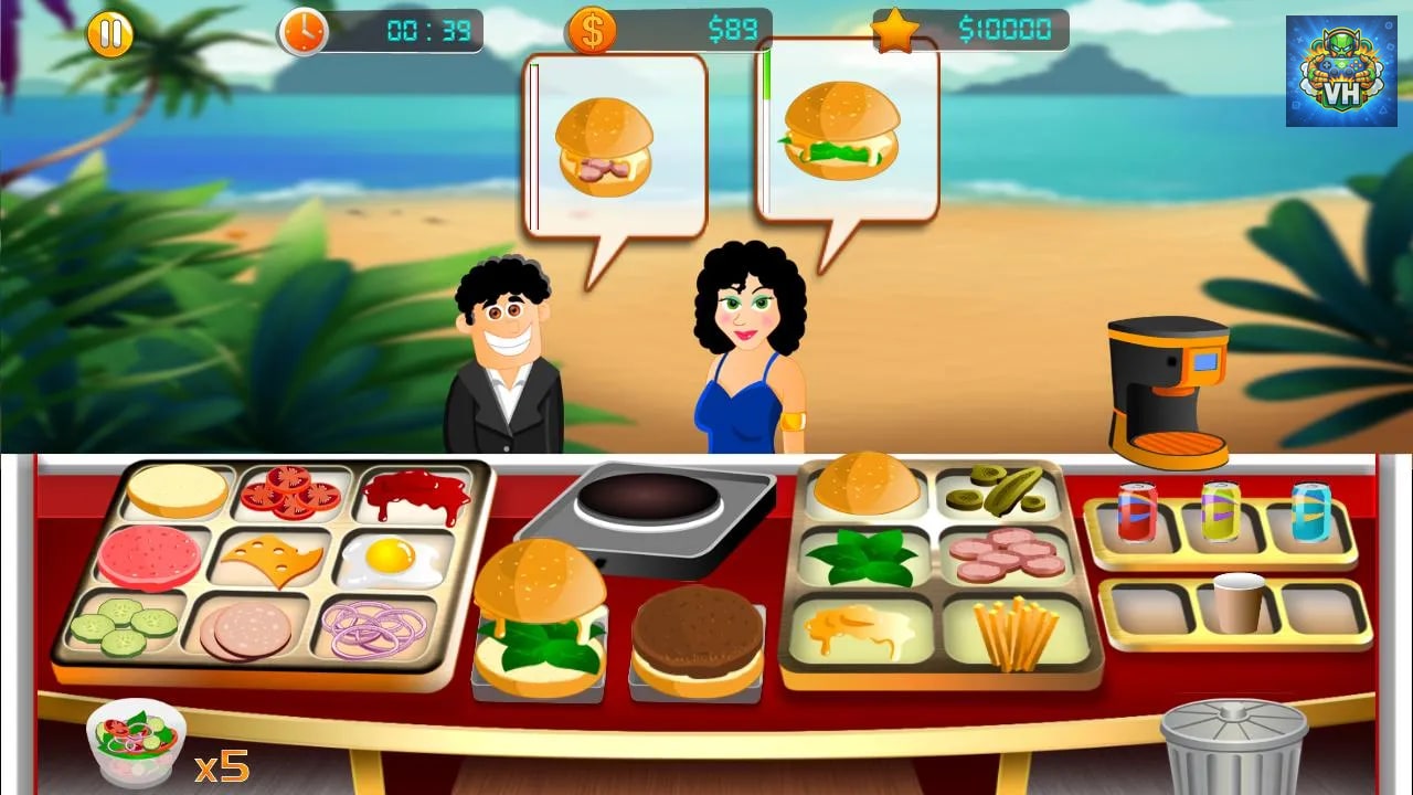 My little fast food booth Nintendo Switch - ảnh màn hình 1