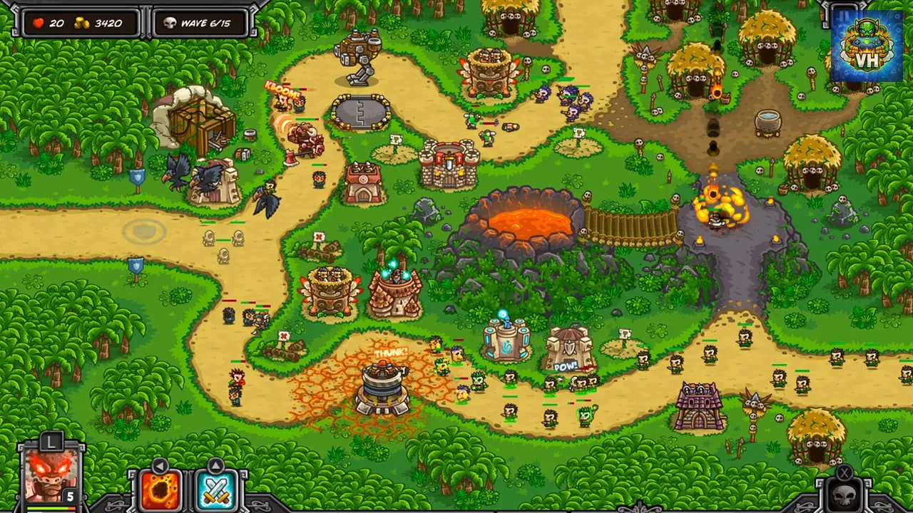 Kingdom Rush Frontiers (test) Việt hóa Switch - ảnh màn hình 6