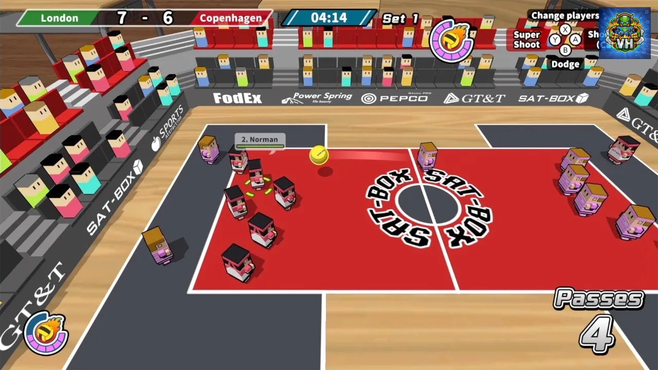 Desktop Dodgeball Nintendo Switch - ảnh màn hình 1