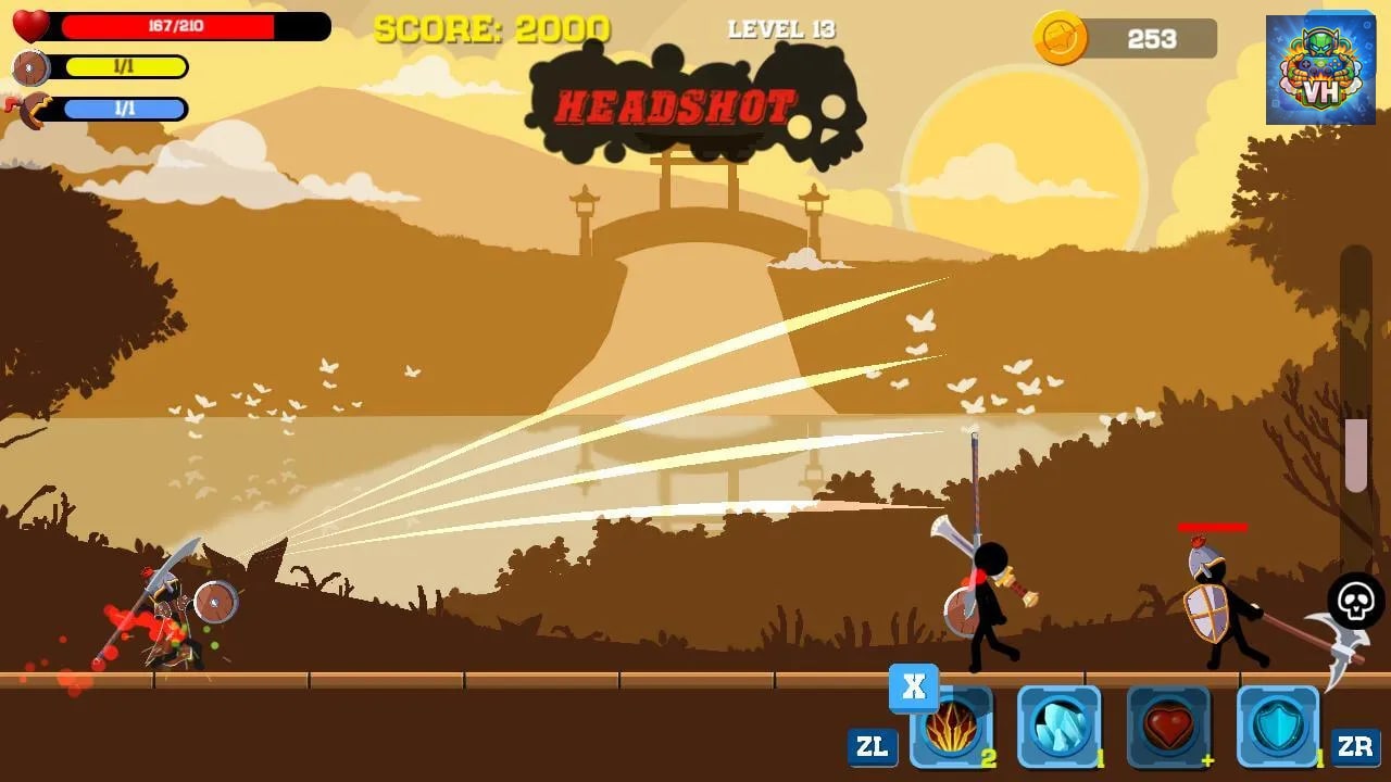 Stickman: Far East Battle Nintendo Switch - ảnh màn hình 5