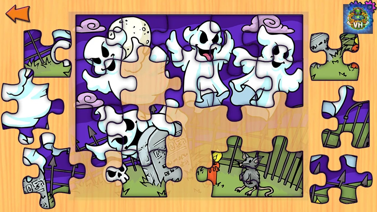 Halloween Jigsaw Puzzles - Puzzle Game for Kids & Toddlers Nintendo Switch - ảnh màn hình 1