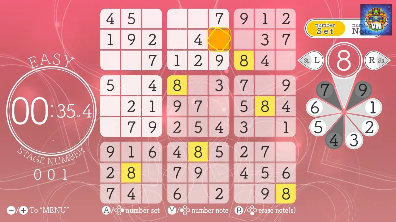 Sudoku Relax 5 Full Bloom Nintendo Switch - ảnh màn hình 4