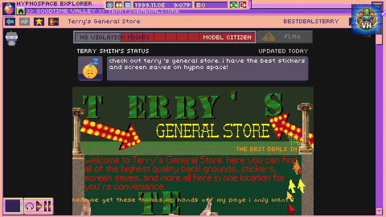 Hypnospace Outlaw Nintendo Switch - ảnh màn hình 6