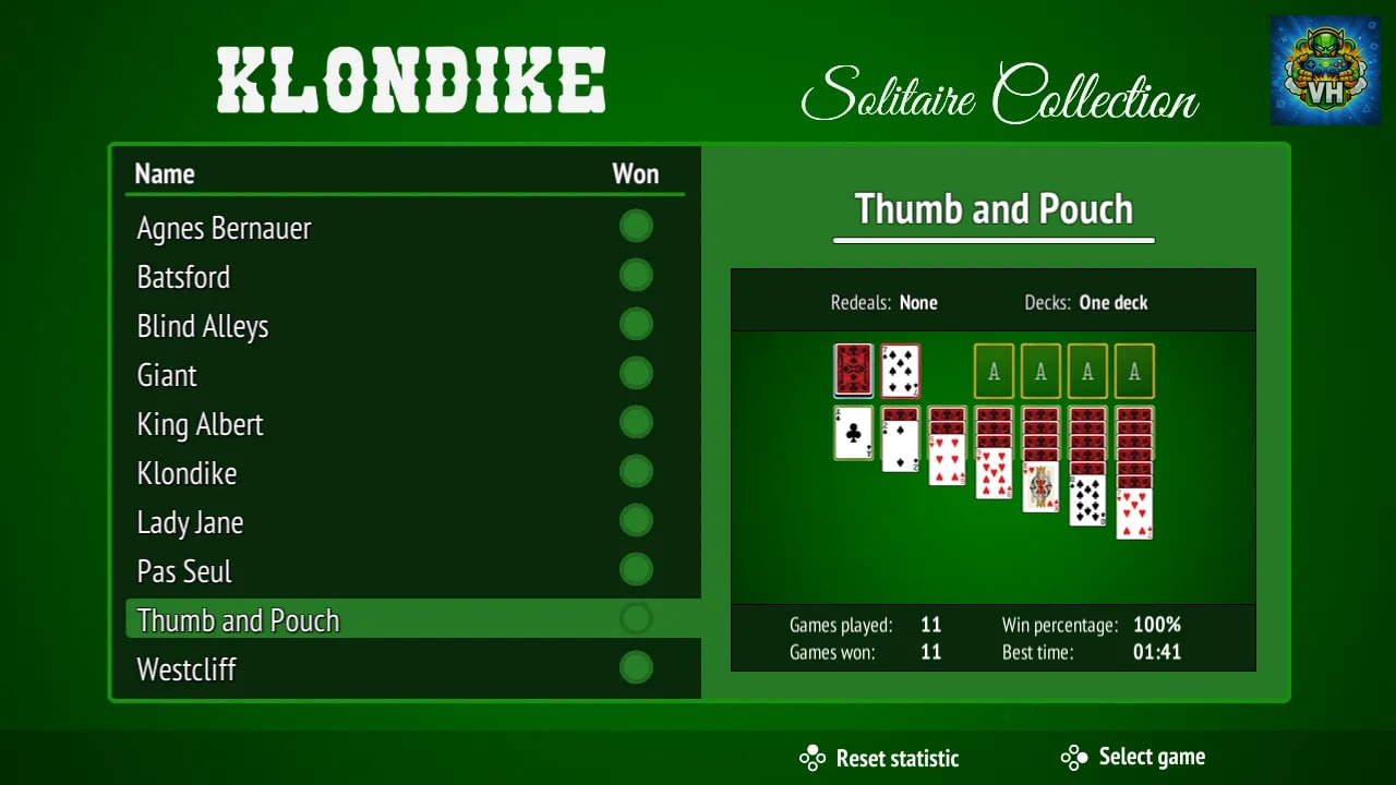 Klondike Solitaire Collection Nintendo Switch - ảnh màn hình 1