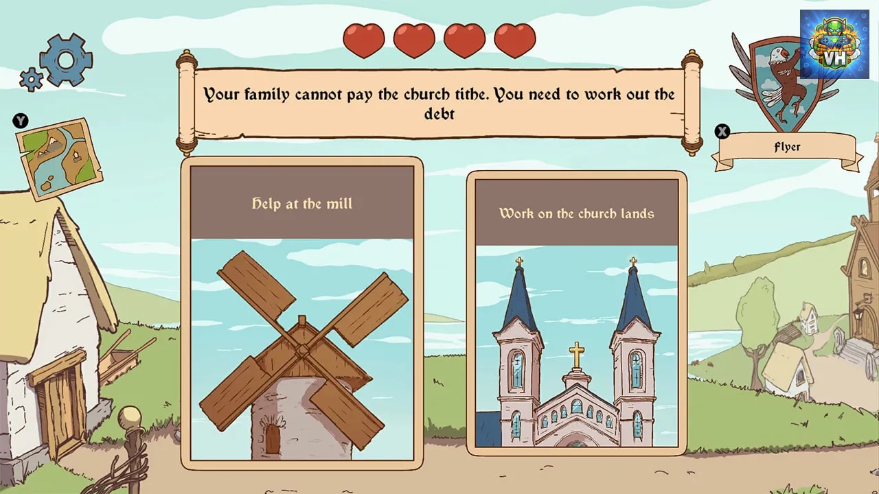 The Choice of Life: Middle Ages Nintendo Switch - ảnh màn hình 1