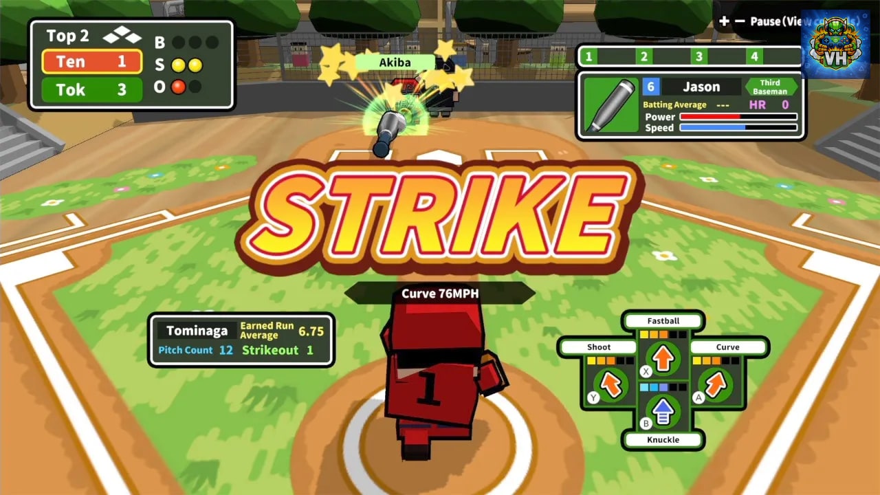 Desktop Baseball Nintendo Switch - ảnh màn hình 2