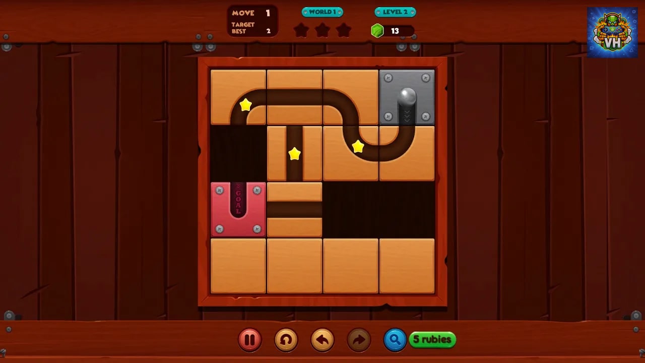 Let it roll slide puzzle Nintendo Switch - ảnh màn hình 4