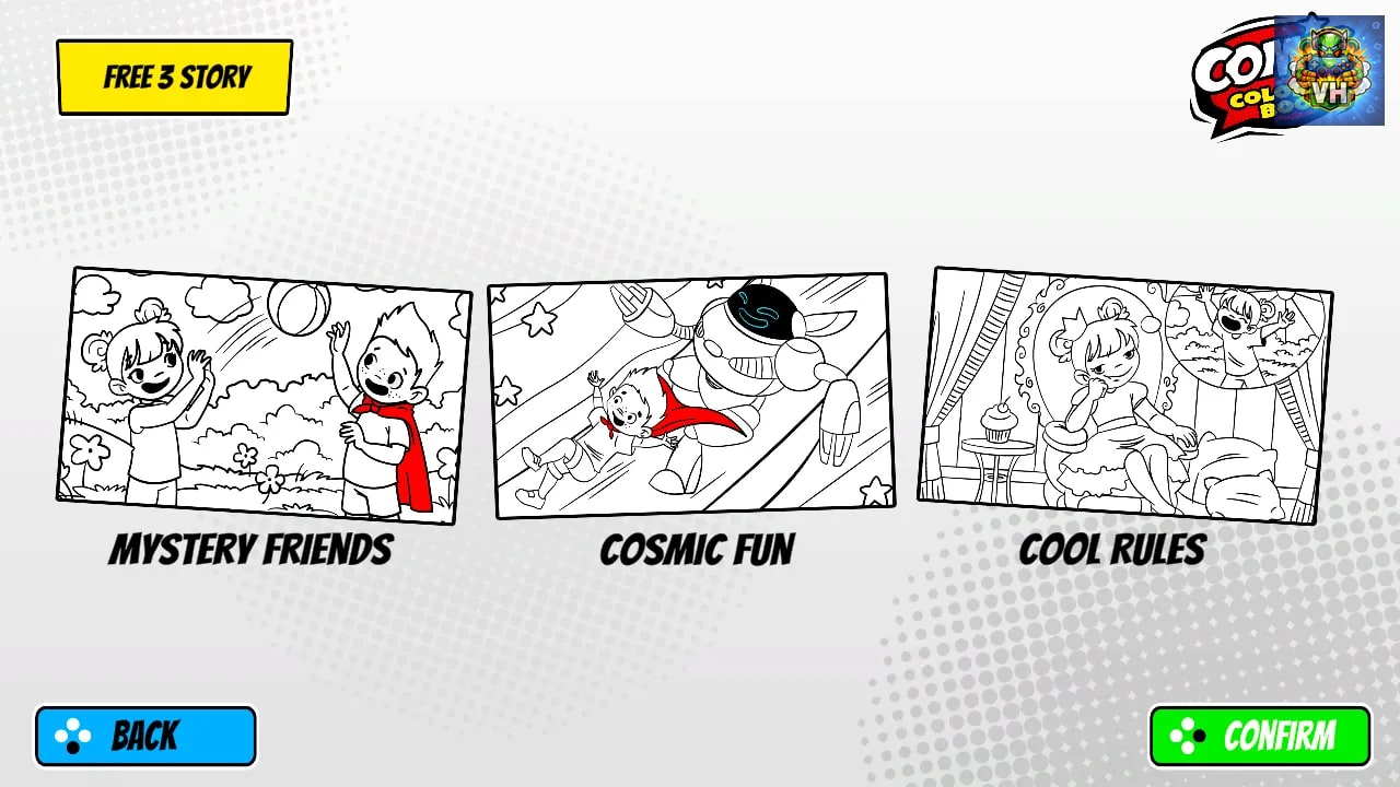 Comic Coloring Book Nintendo Switch - ảnh màn hình 1