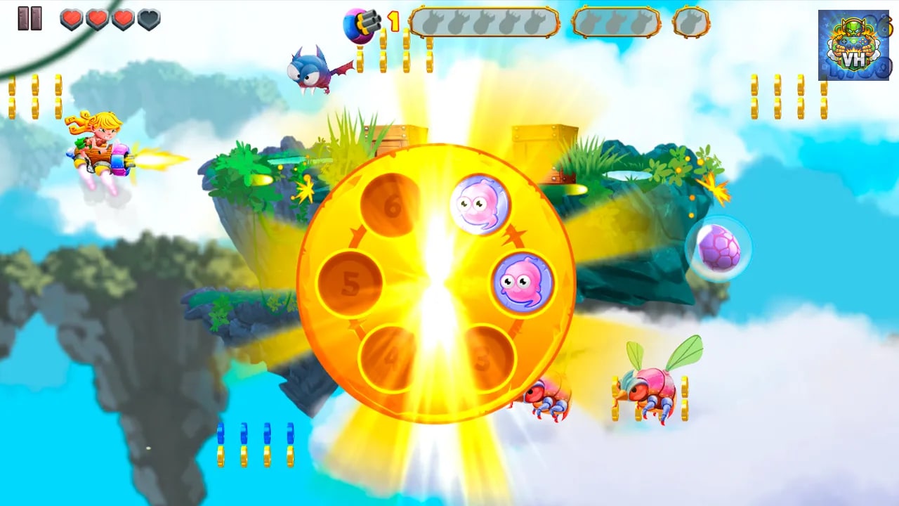 Skyland Rush - Air Raid Attack Nintendo Switch - ảnh màn hình 1