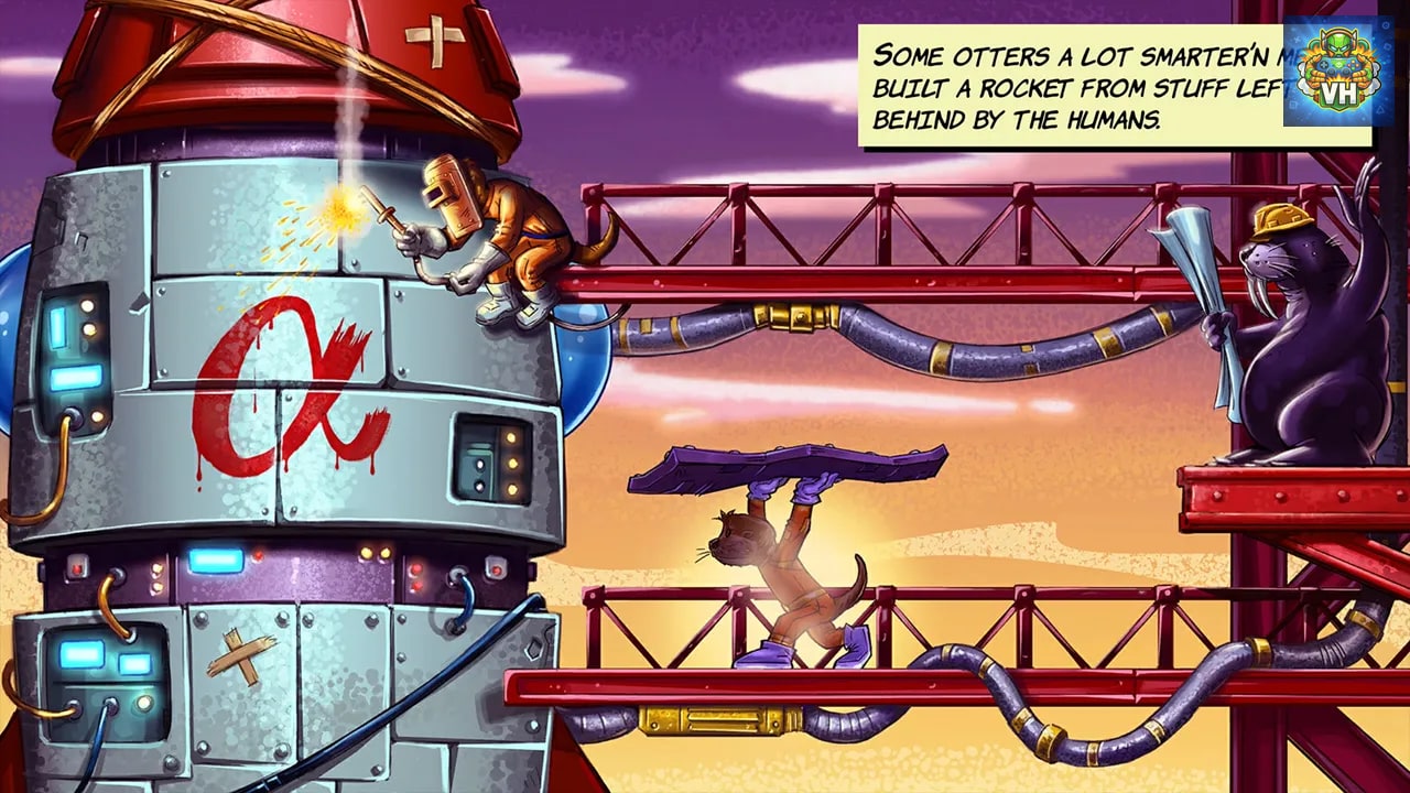 Space Otter Charlie Nintendo Switch - ảnh màn hình 1