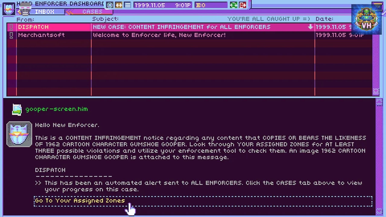 Hypnospace Outlaw Nintendo Switch - ảnh màn hình 4