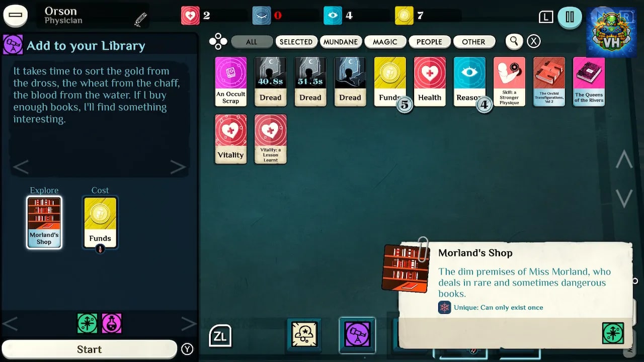 Cultist Simulator: Initiate Edition Nintendo Switch - ảnh màn hình 5