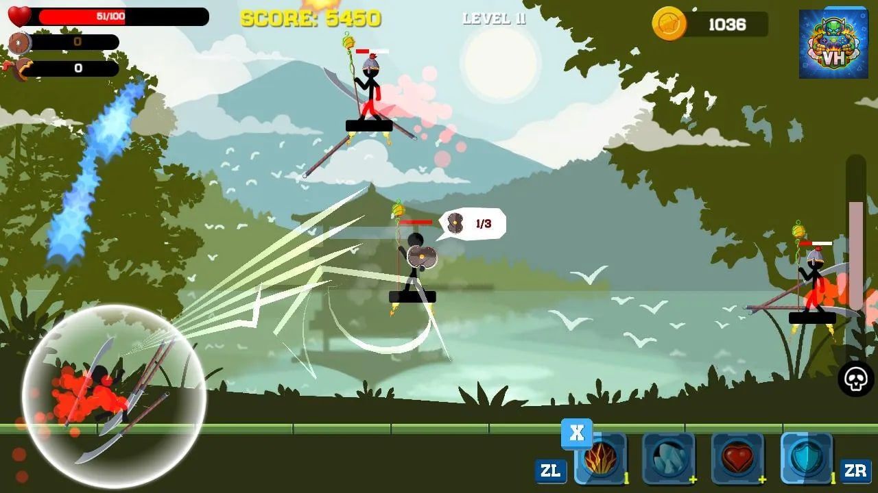 Stickman: Far East Battle Nintendo Switch - ảnh màn hình 2