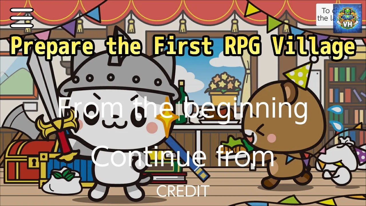Prepare the First RPG Village
～The Adventures of Nyanzou&Kumakichi: Escape Game Series～ Nintendo Switch - ảnh màn hình 3