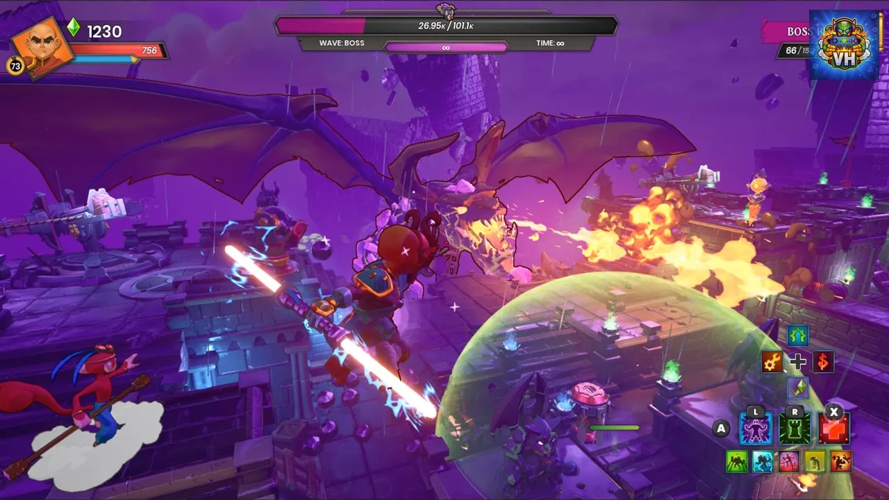 Dungeon Defenders: Awakened Nintendo Switch - ảnh màn hình 1