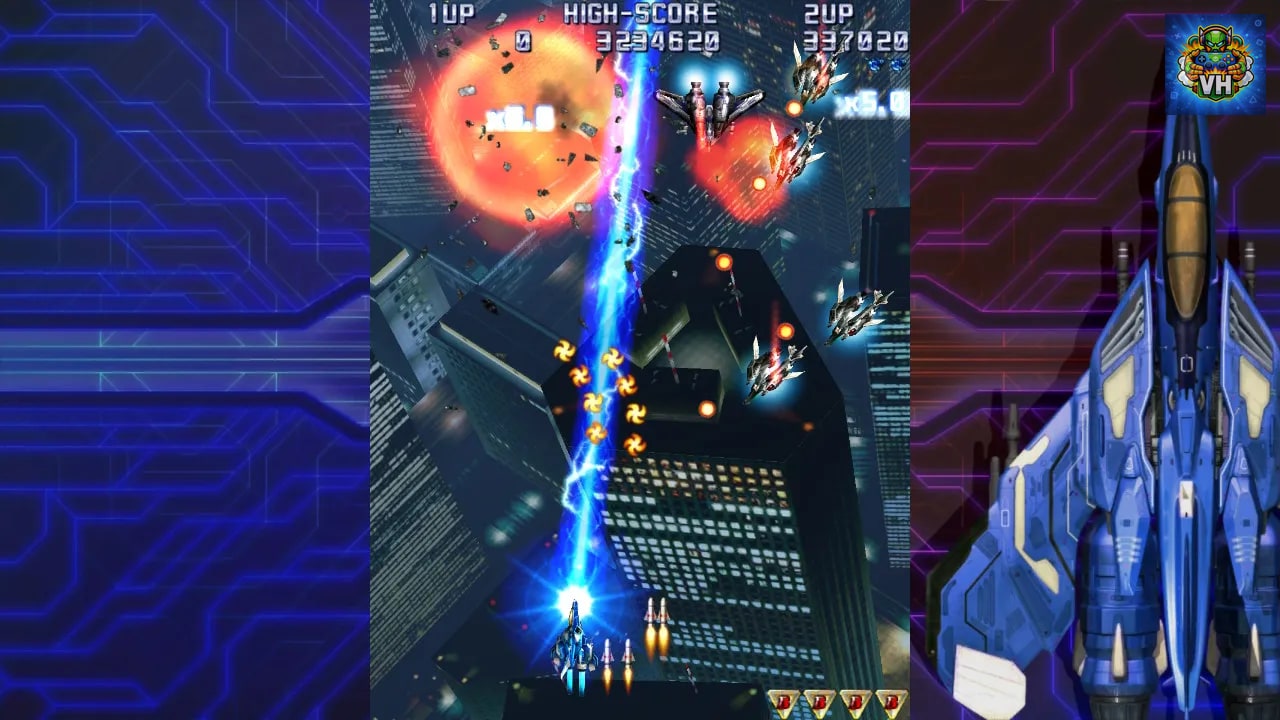 Raiden IV x MIKADO remix Nintendo Switch - ảnh màn hình 4