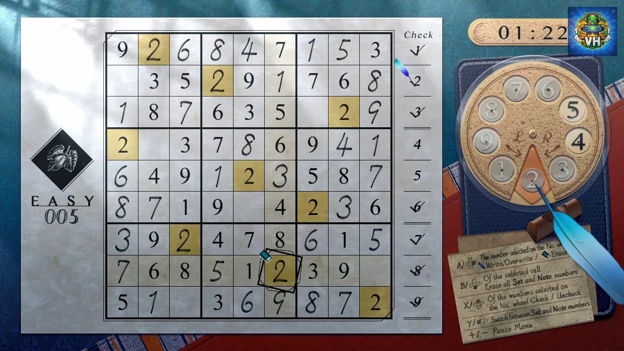 Sudoku Classic Nintendo Switch - ảnh màn hình 1