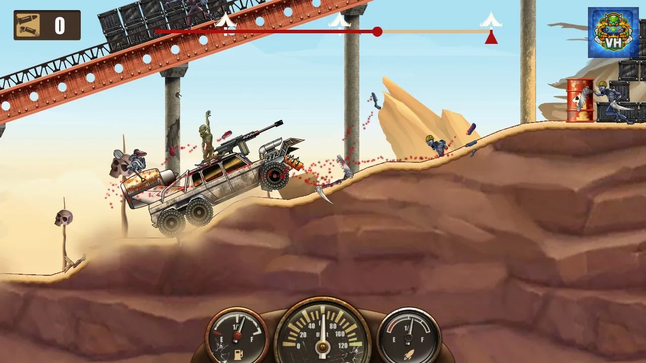Zombie Hill Race Nintendo Switch - ảnh màn hình 1