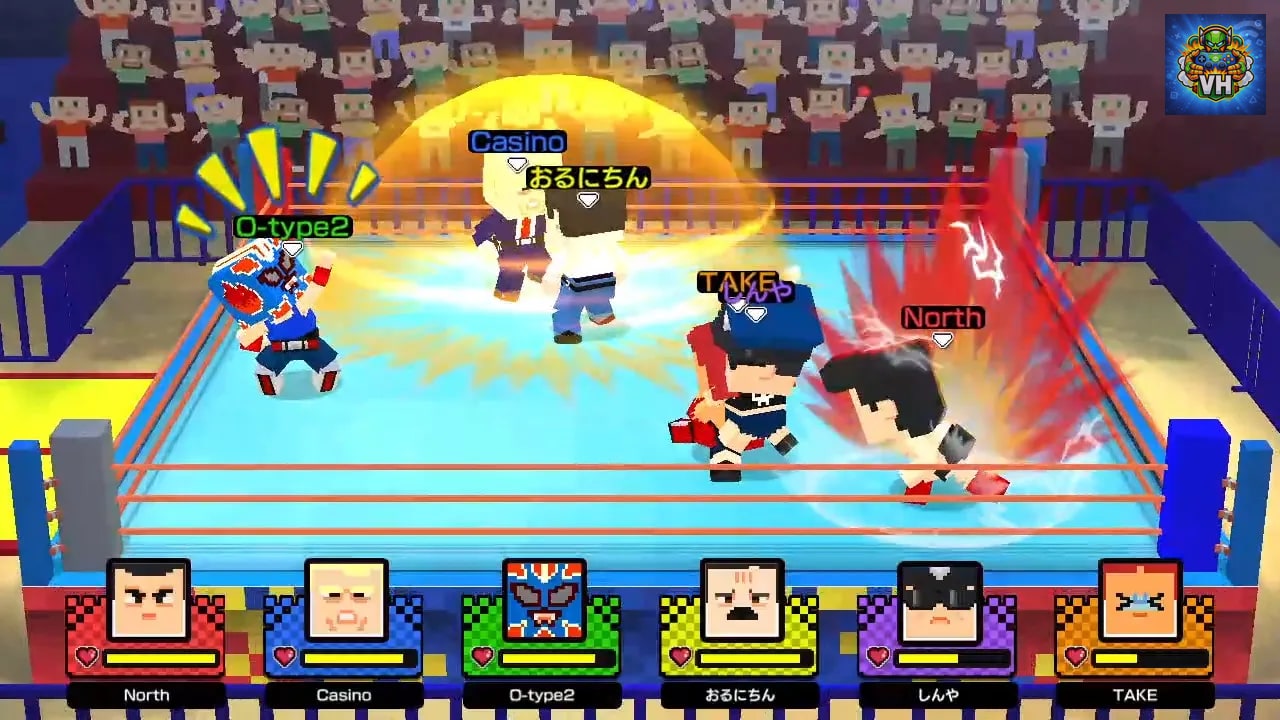 Chiki-Chiki Boxy Pro Wrestling Nintendo Switch - ảnh màn hình 2
