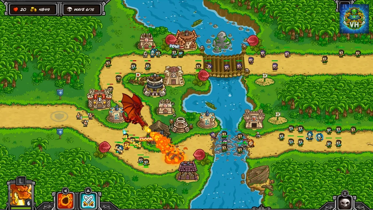 Kingdom Rush Frontiers (test) Việt hóa Switch - ảnh màn hình 5