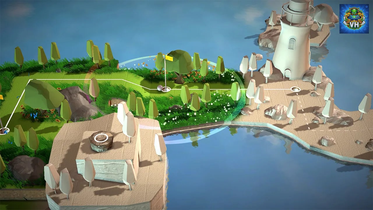 A Little Golf Journey Nintendo Switch - ảnh màn hình 4
