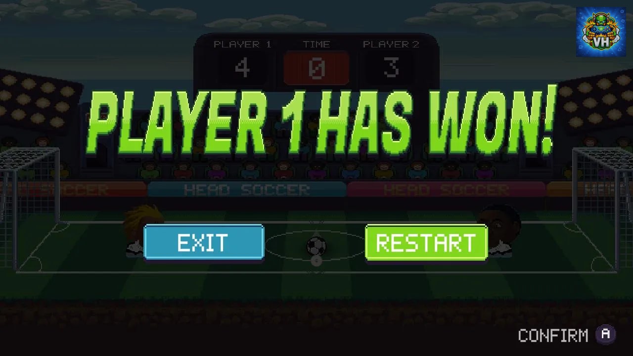 Pixel Head Soccer Nintendo Switch - ảnh màn hình 1