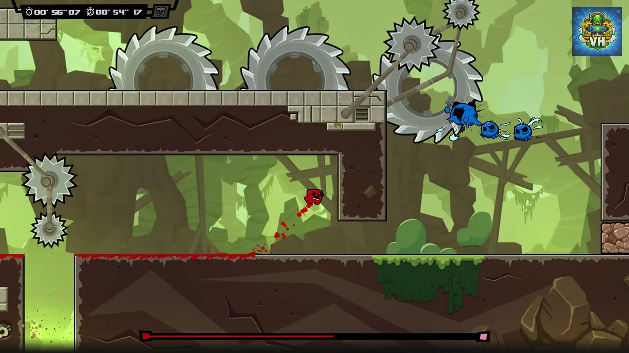 Super Meat Boy Forever Nintendo Switch - ảnh màn hình 2