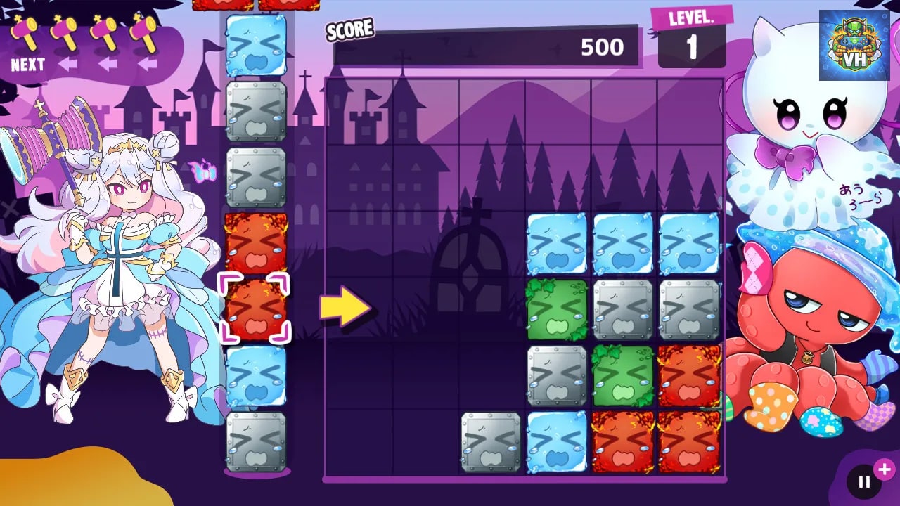 Refreshing Sideways Puzzle  Ghost Hammer Nintendo Switch - ảnh màn hình 10