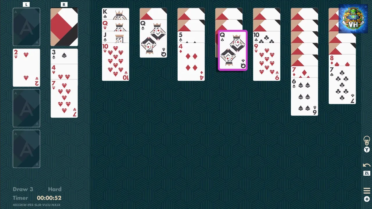 Solitaire Klondike Minimal Nintendo Switch - ảnh màn hình 3