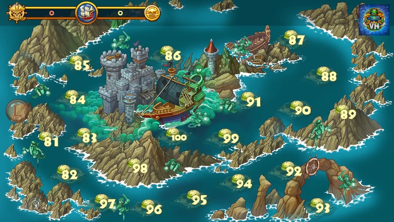 Match Three: Pirates! Heir to Davy Jones Nintendo Switch - ảnh màn hình 6