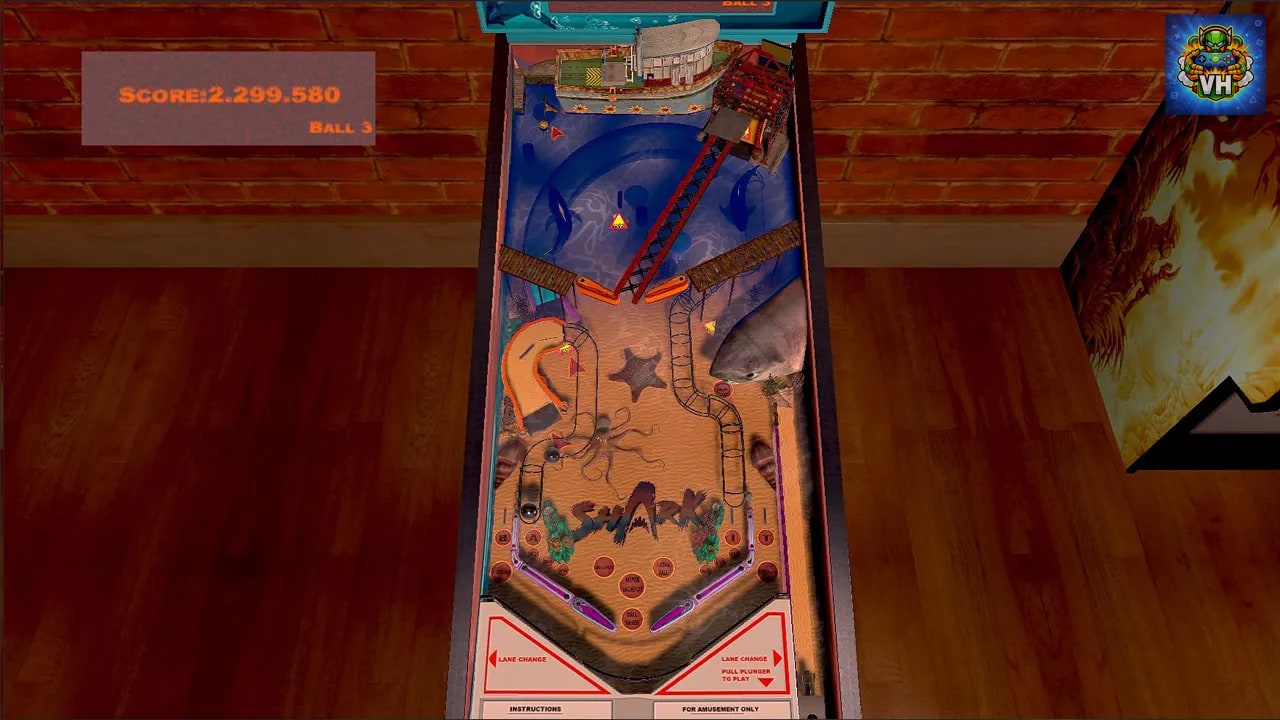 Shark Pinball Nintendo Switch - ảnh màn hình 4