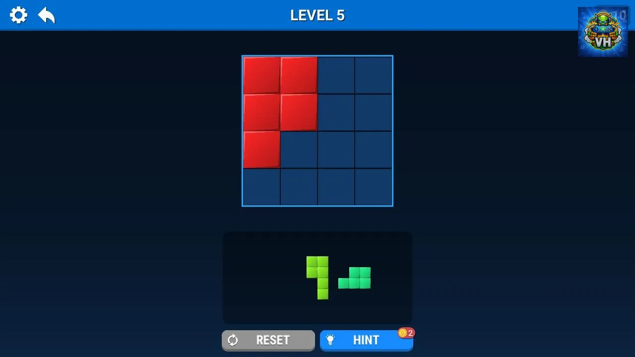 Blocky Puzzle Nintendo Switch - ảnh màn hình 1